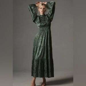 Anthropologie Somerset long sleeve mock neck maxi.
